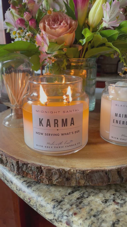 KARMA CANDLE- SANTAL LE LABO SCENTED- 22oz