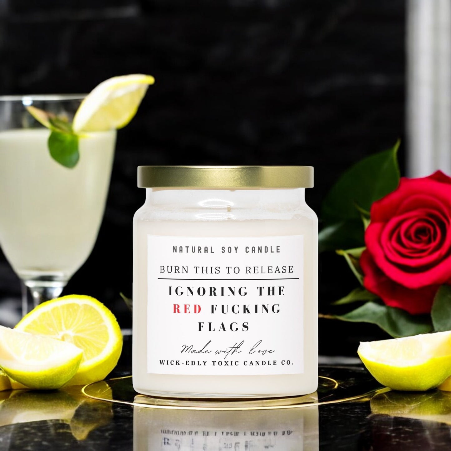 RED FLAGS CANDLE -9oz