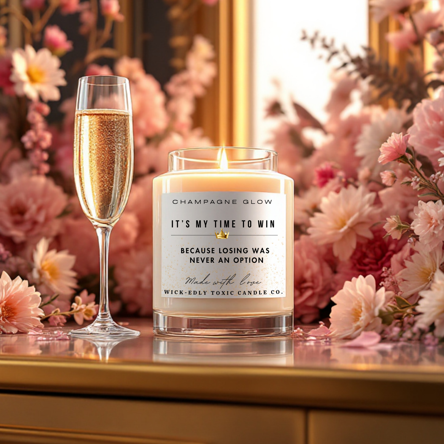 IT'S MY TIME TO WIN CANDLE | MANIFESTATION CANDLE | 9oz